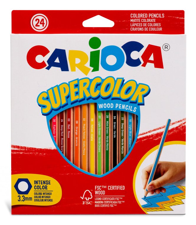 EAN 8003511433932 - Carioca Supercolor Multicolor 24 pieza(s) imagen 1