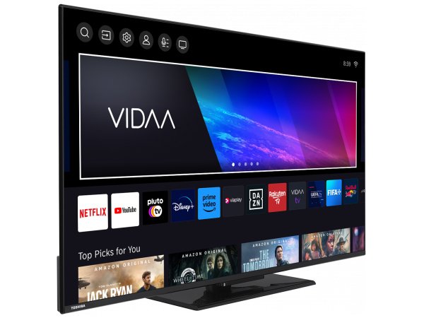 Televisor Toshiba 50qv3463dg 50 4k Uhd Qled Smart Tv Wifi Negro