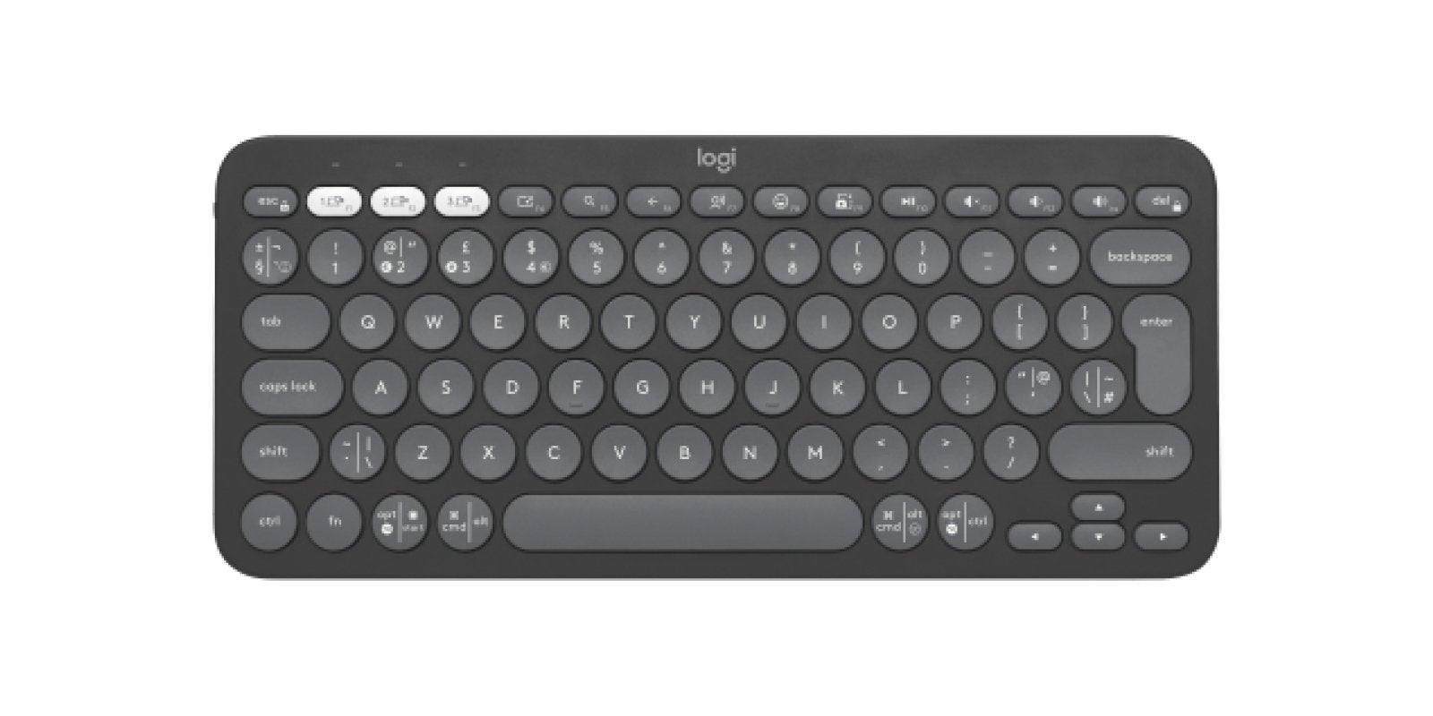 EAN 5099206110618 - Logitech 920-011843 teclado Universal RF Wireless + Bluetooth QWERTY Inglés del Reino Unido Grafito imagen 6