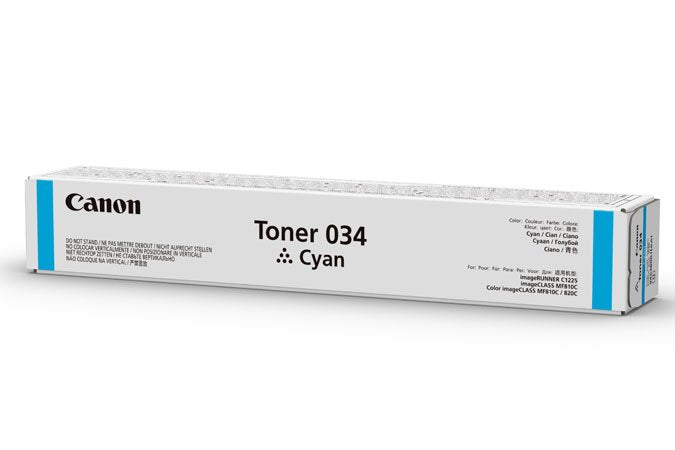 EAN 4549292017090 - Canon 034 cartucho de tóner 1 pieza(s) Original Cian imagen 1