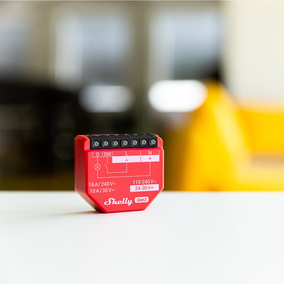 EAN 3800235261798 - Shelly 1PM Gen3 Interruptor inteligente Rojo imagen 4