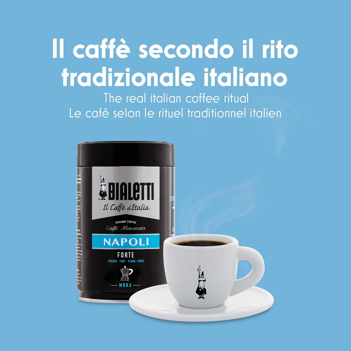 Cafetera Italiana Bialetti Venus 0,23 L Negro, Acero Inoxidable