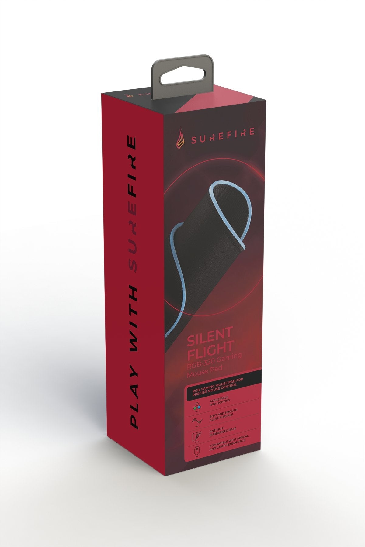 Verbatim Alfombrilla Surefire Gaming Silent Flight Rgb-320 / 320 X 260 X 3mm