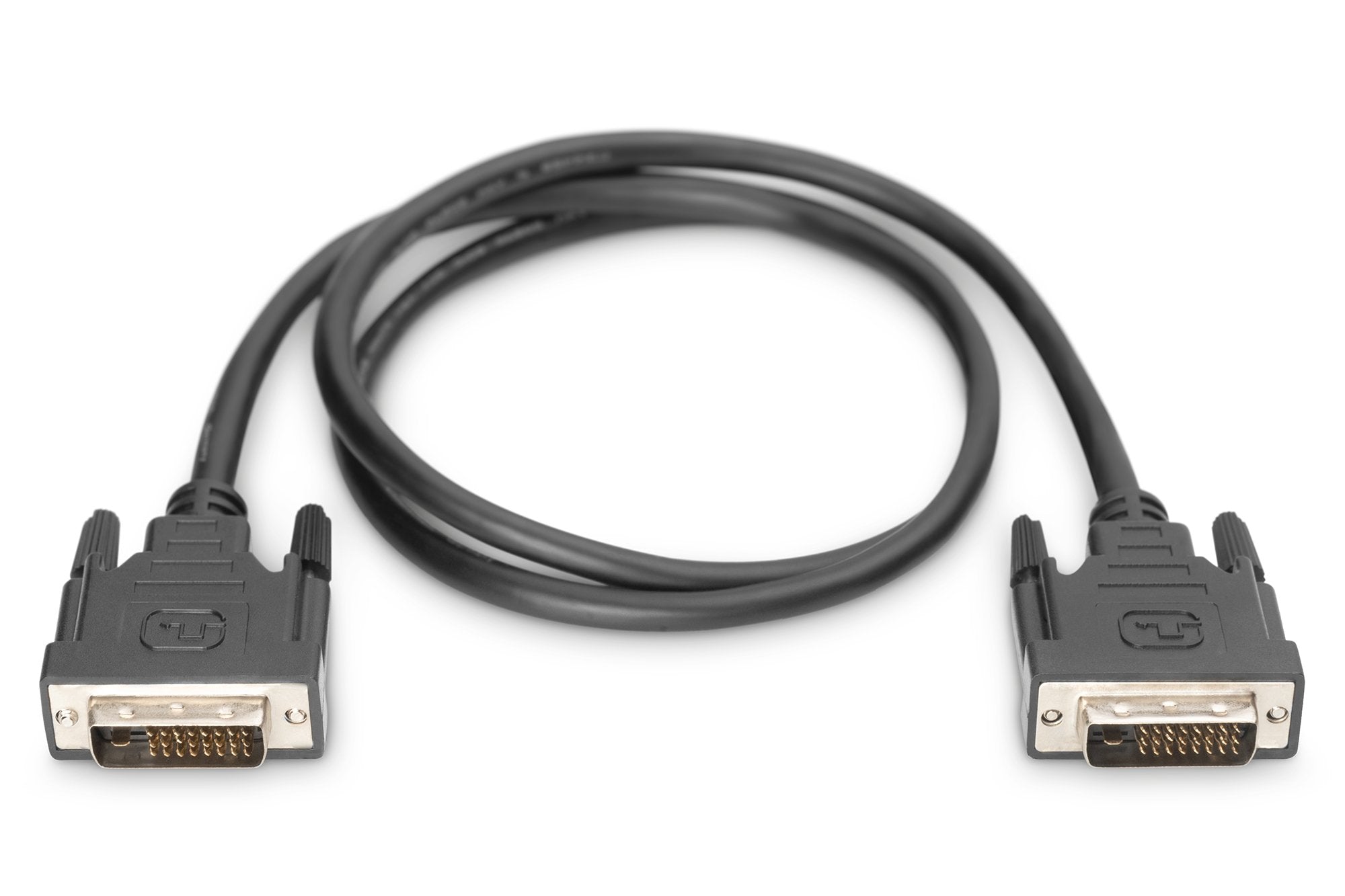 Assmann Dvi-D Duallink Connection Cable Dvi-D (24+1) M /Dvi-D (24+1) M 1m Blac