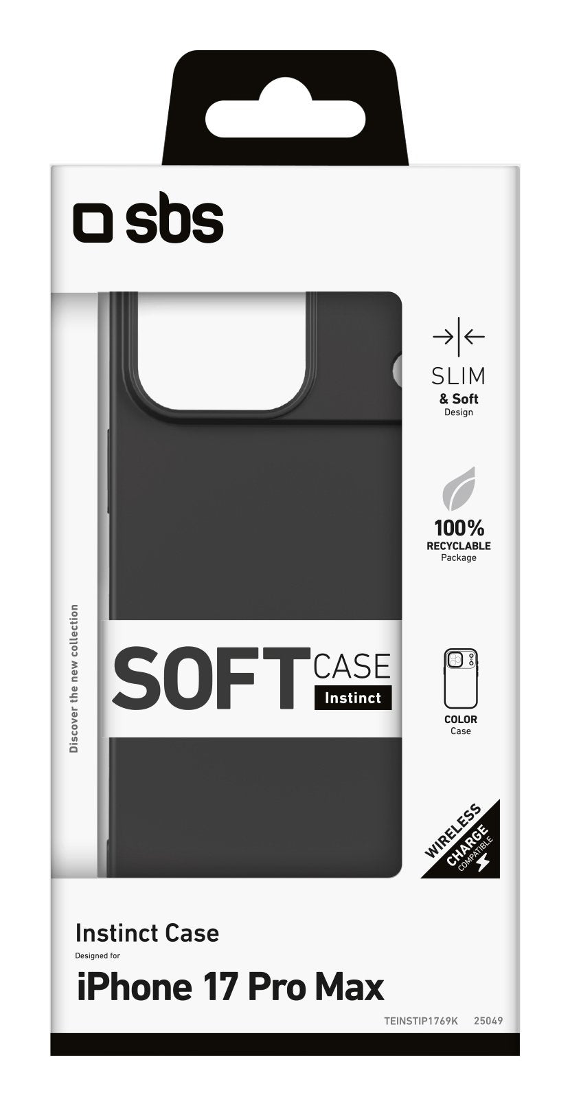EAN 8018417525049 - SBS TEINSTIP1769K funda para teléfono móvil 17,4 cm (6.86") Negro imagen 2