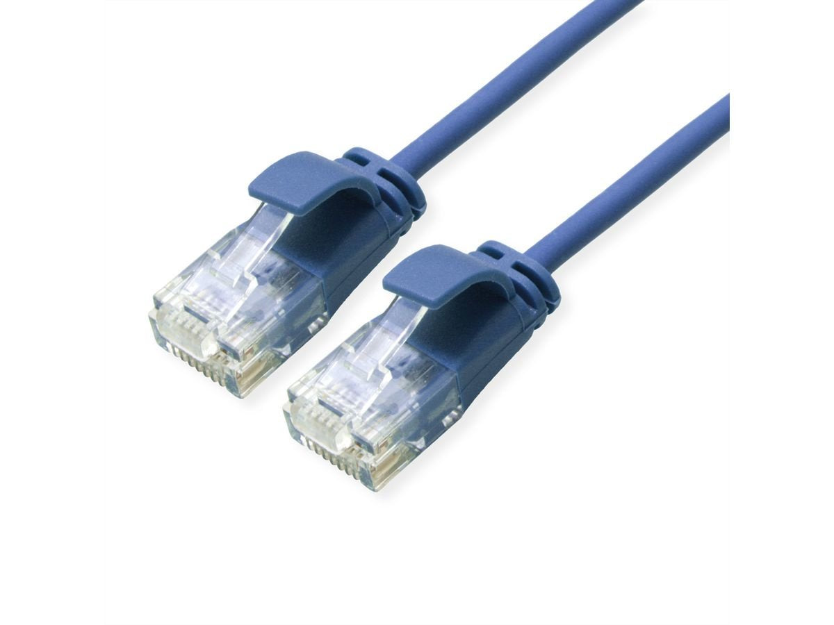 Roline Verde Utp Cable De Red Cat.6a (Class Ea), Lsoh, Slim, Blau, 2 M