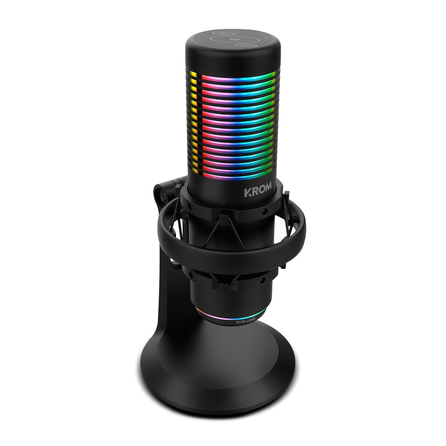 Krom Microfono Kaze Streaming Rgb