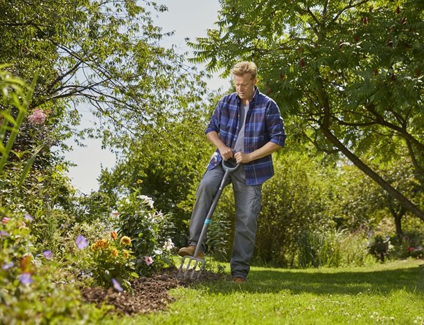 Gardena 17013-20 Horquilla De Jardín Negro