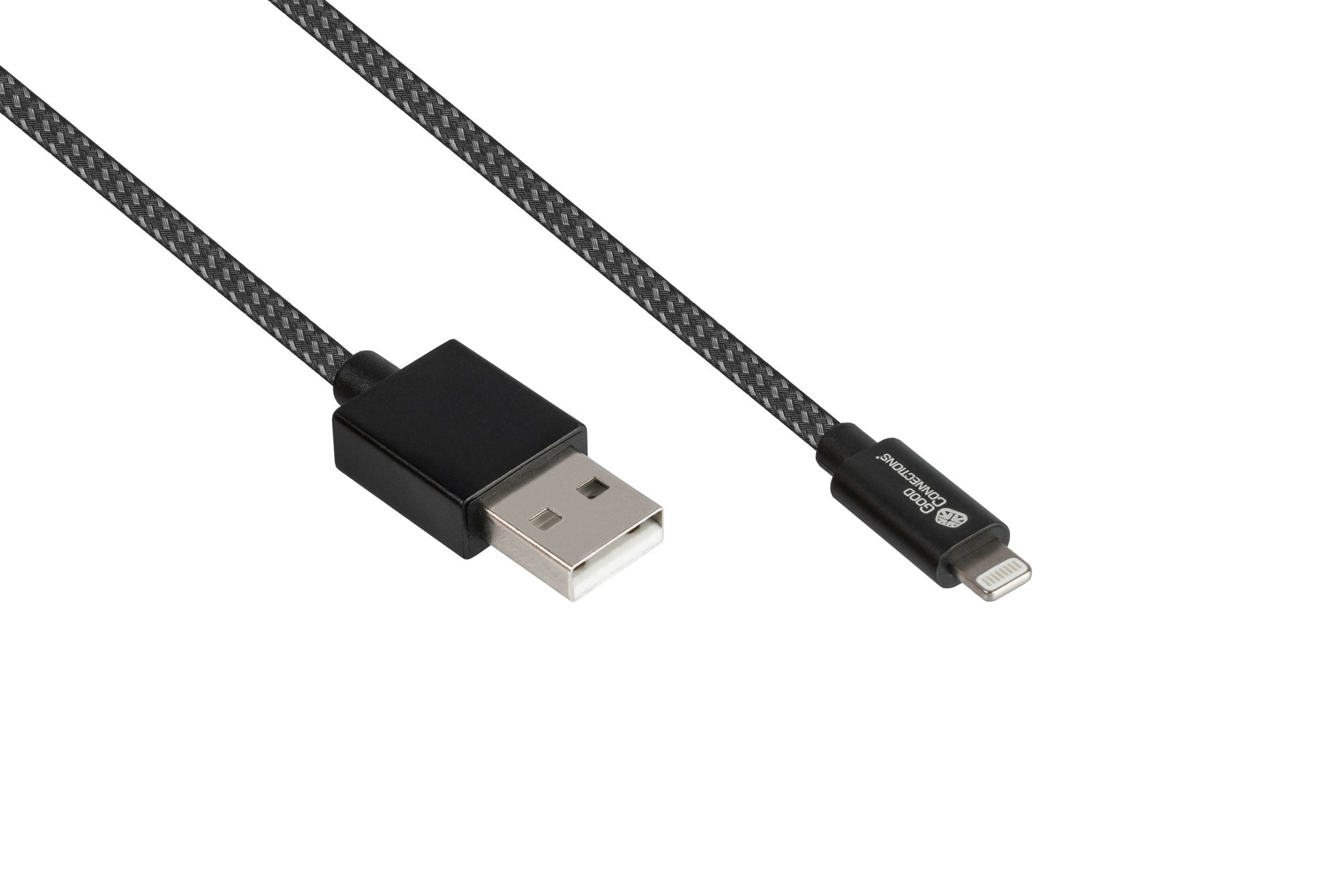 EAN 4014619881475 - Alcasa 2510-AL005S cable USB USB 2.0 1,8 m USB A USB C/Lightning Grafito imagen 1