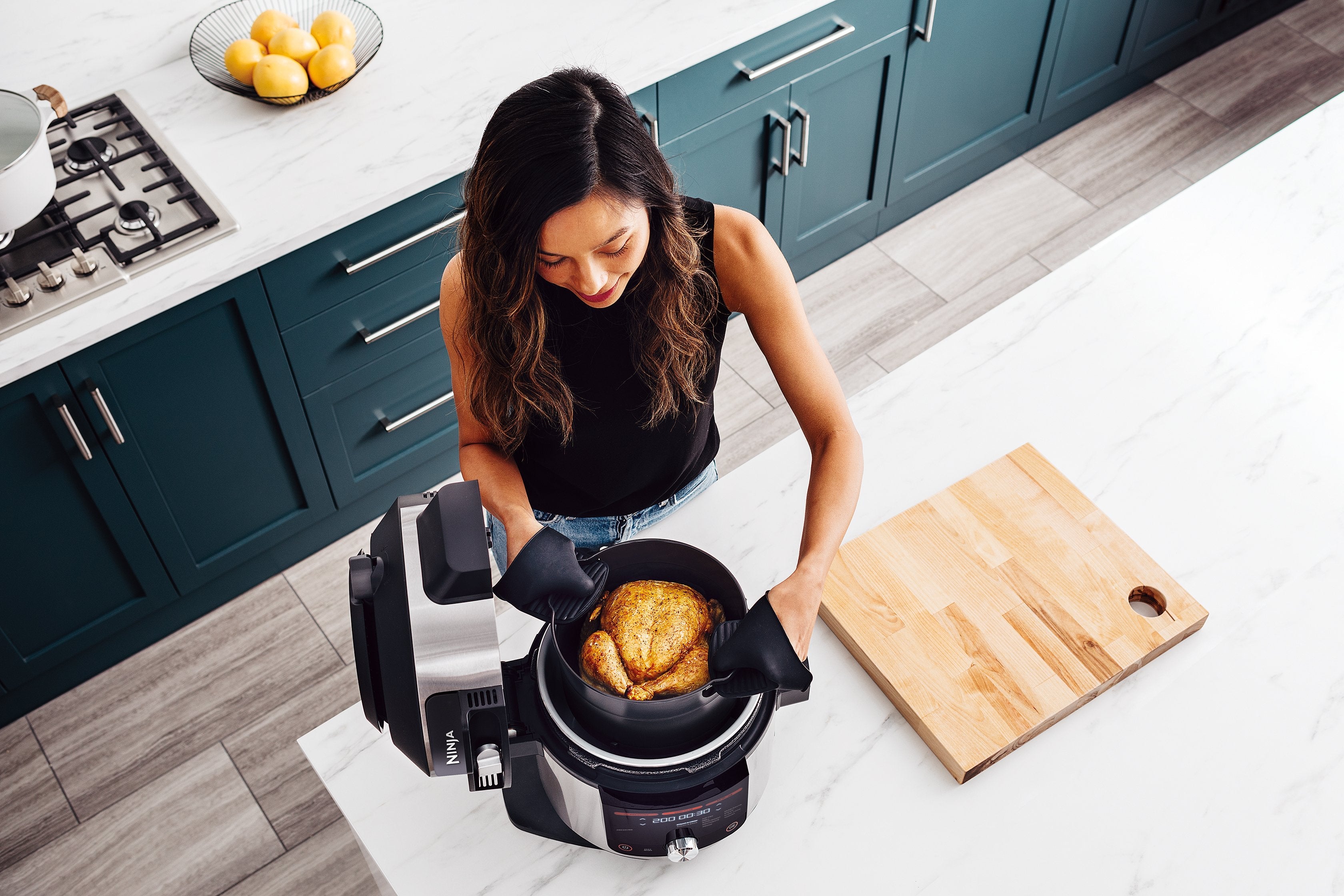 EAN 0622356245050 - Ninja OL750EU olla multi-cocción 7,5 L 1760 W Negro, Acero inoxidable imagen 6