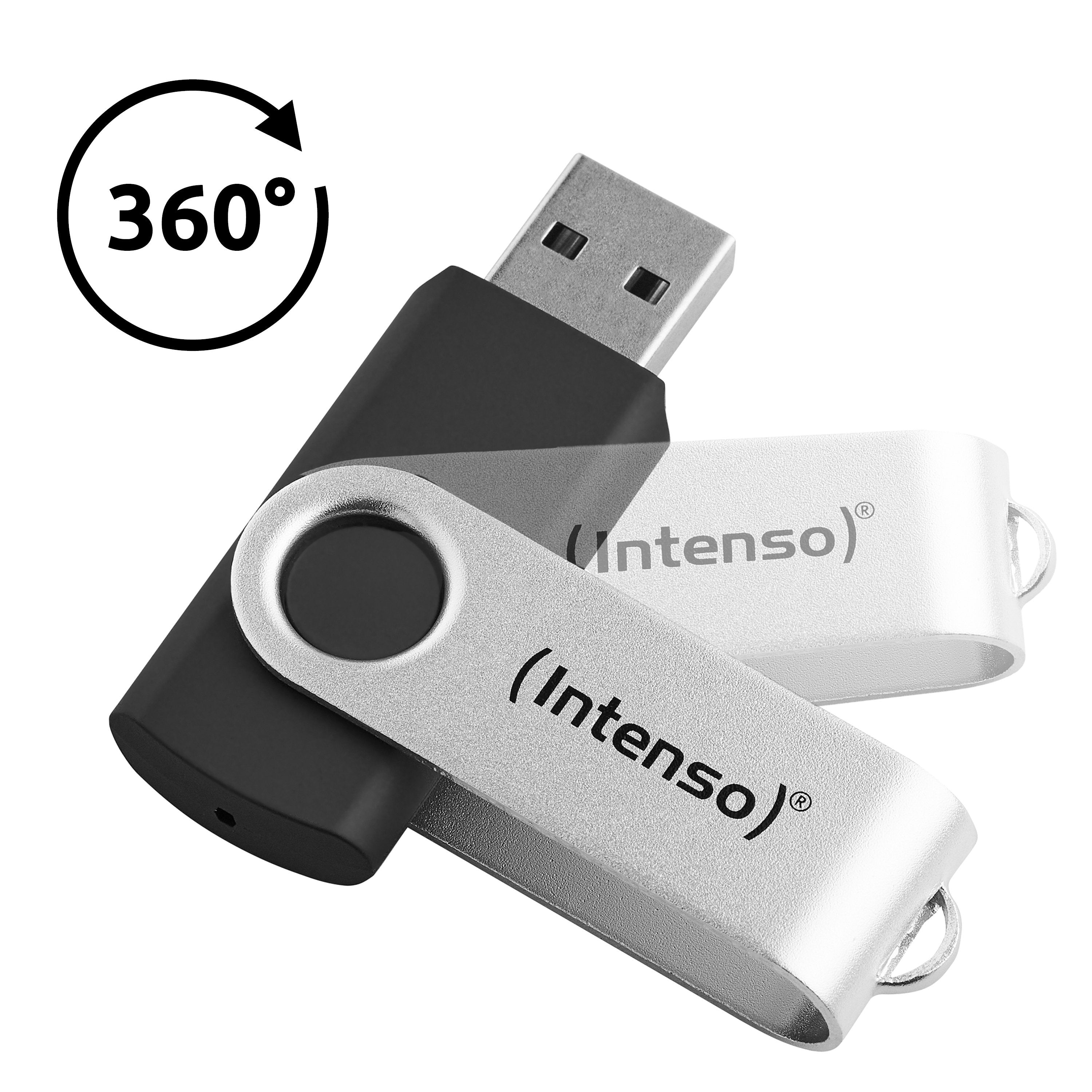 EAN 4034303036363 - Intenso USB 64GB OFFICE LINE 3.2 Gen1 Silver-Black unidad flash USB USB tipo A 3.2 Gen 1 (3.1 Gen 1) Negr imagen 3