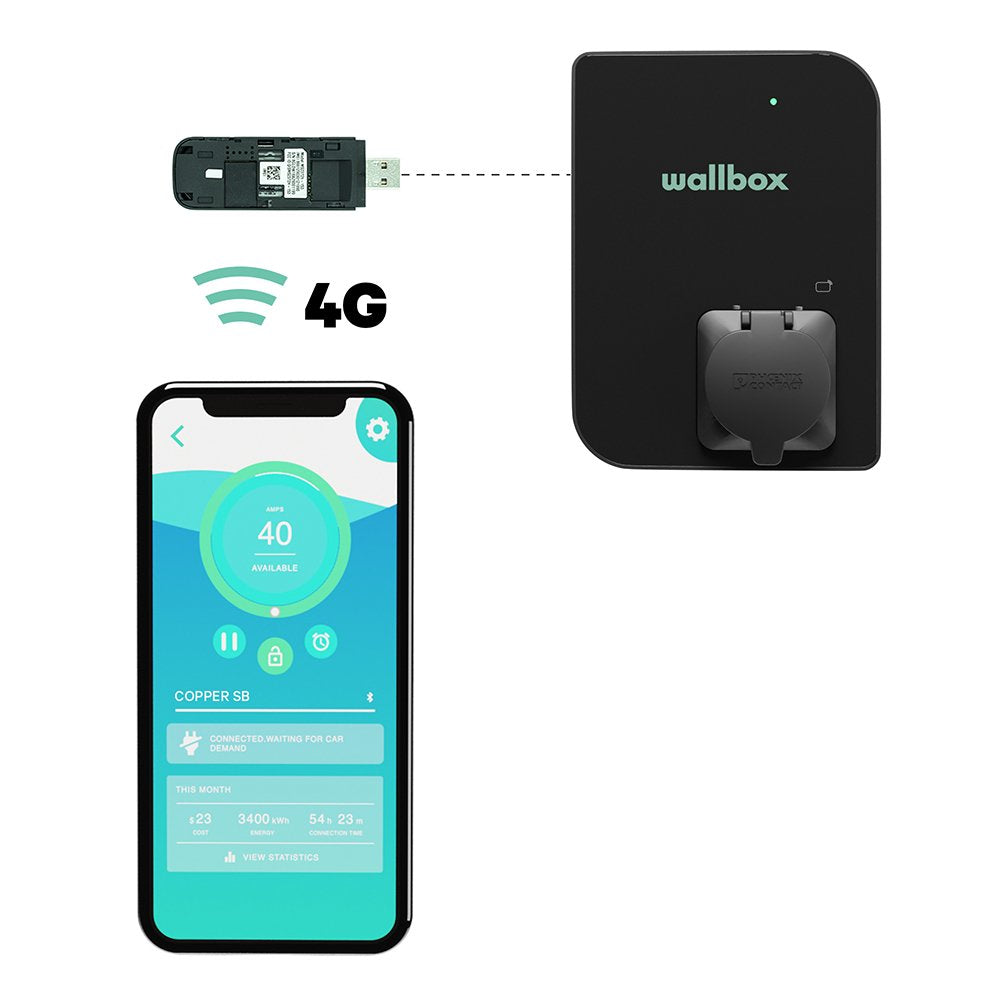 Wallbox Dngl-Ue-4g Accesorios De Carga Para Vehículos Eléctricos