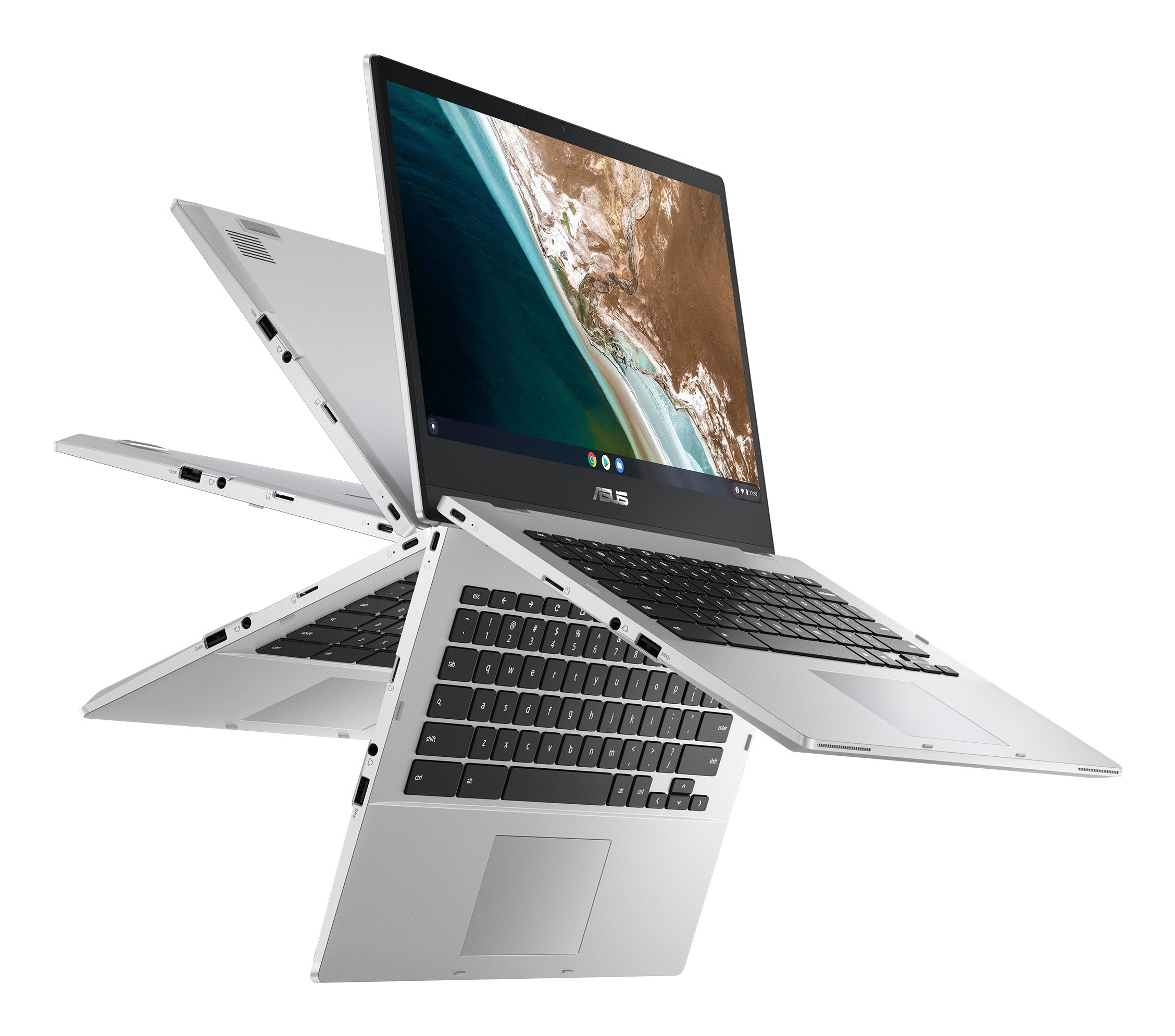 Chromebook Convertible Asus Flip Cx1400fka-Ec0213 Intel Celeron N4500 8gb 128gb 14' Tactil Chrome Os