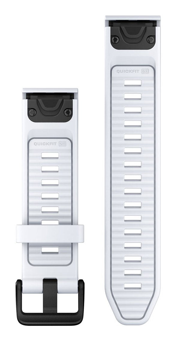 Garmin Ersatzarmband Quickfit 20mm Silikon Steinweiss