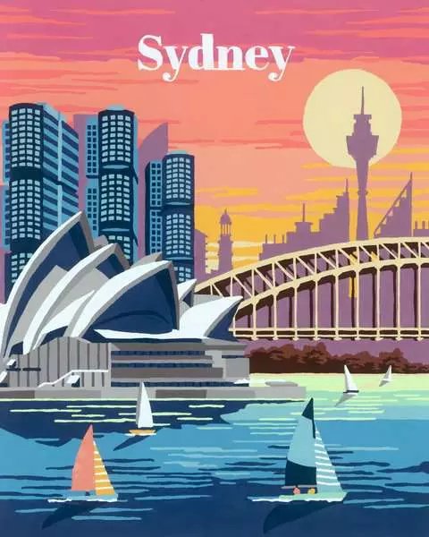 Ravensburger Creart - Colorido Sydney, Pintura 23526