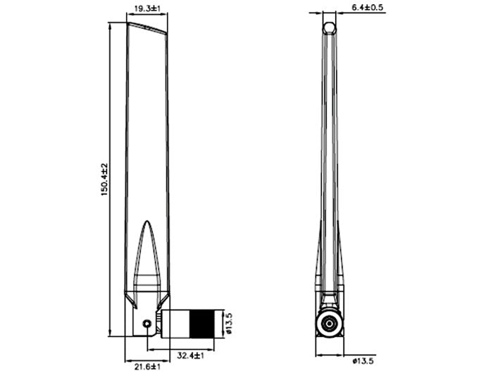 EAN 4043619888986 - DeLOCK 88898 antena para red Antena omnidireccional RP-SMA 5 dBi imagen 9