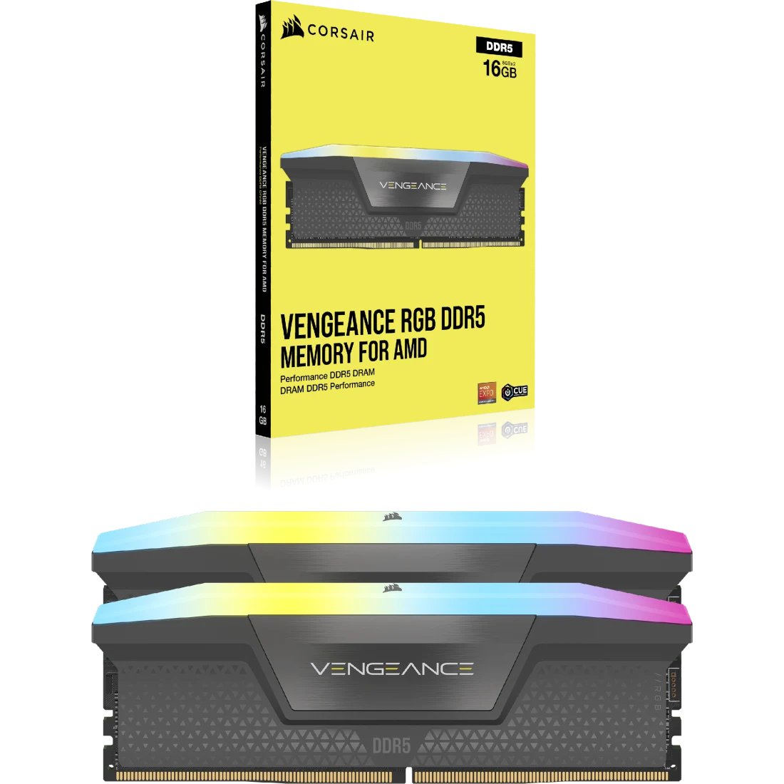 EAN 0840440425533 - Corsair Vengeance RGB CMH16GX5M2B5200Z40 módulo de memoria 16 GB 2 x 8 GB DDR5 5200 MT/s 288-pin DIMM imagen 5
