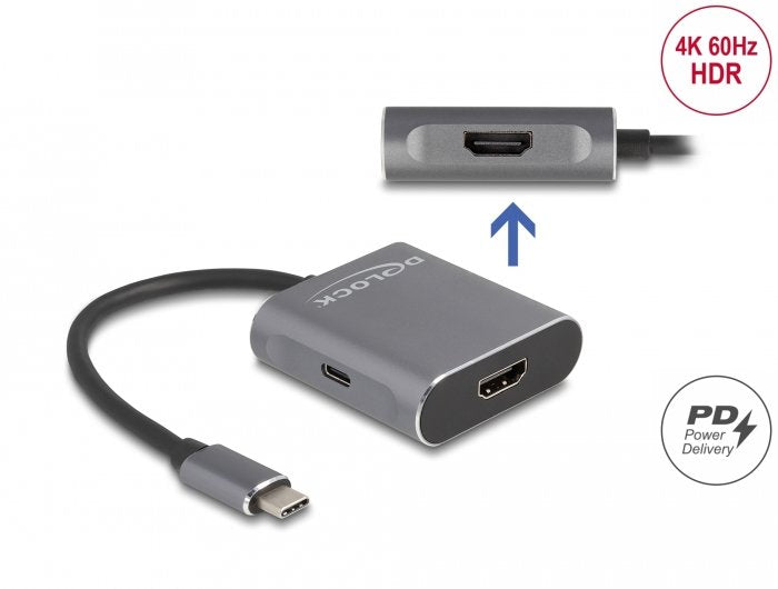 Delock 87805 Divisor Usb Type-C (Modo Dp Alt) A 2 X Hdmi Mst Con Usb Type-C Pd