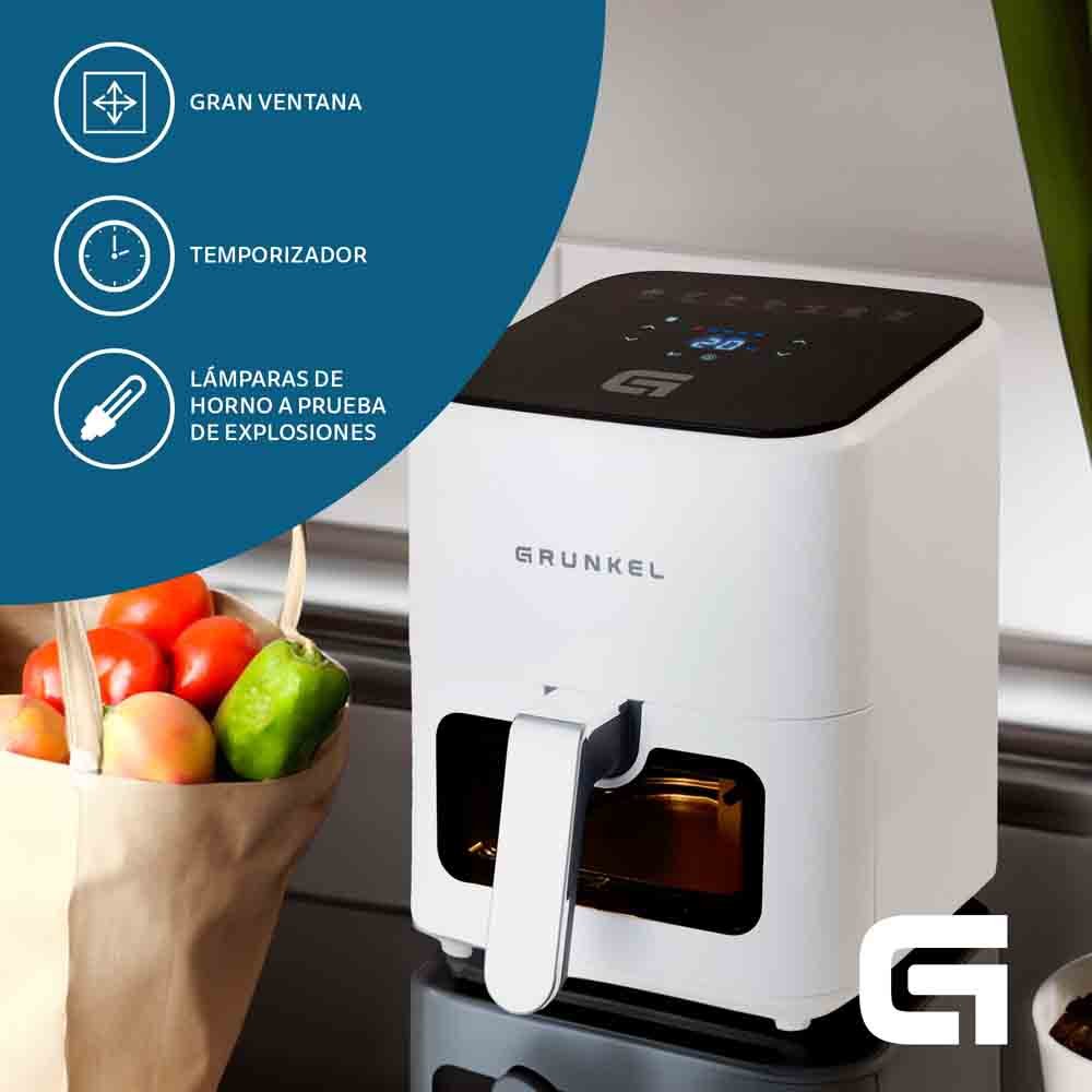 EAN 8426156017778 - Grunkel WHITEEASYFRYER freidora Sencillo 4 L Independiente 1200 W Freidora de aire caliente Blanco imagen 3