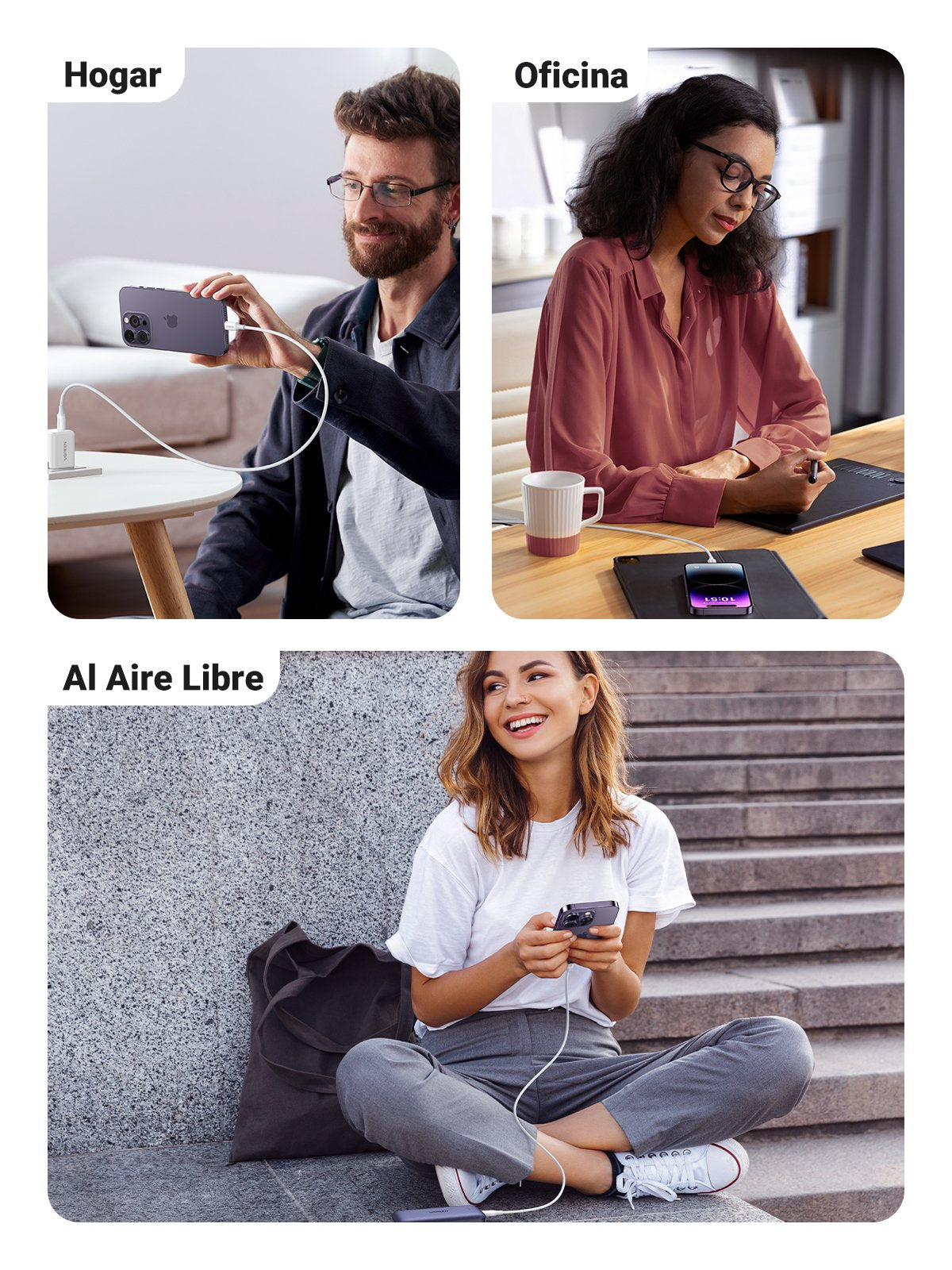 EAN 6957303814930 - Ugreen 10493 cable de conector Lightning 1 m Blanco imagen 9