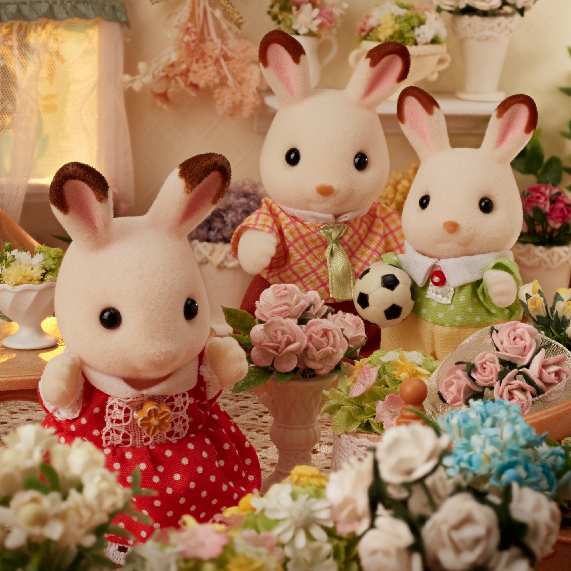 Epoch Sylvanian Families - Schokoladenhasen Familie 5655
