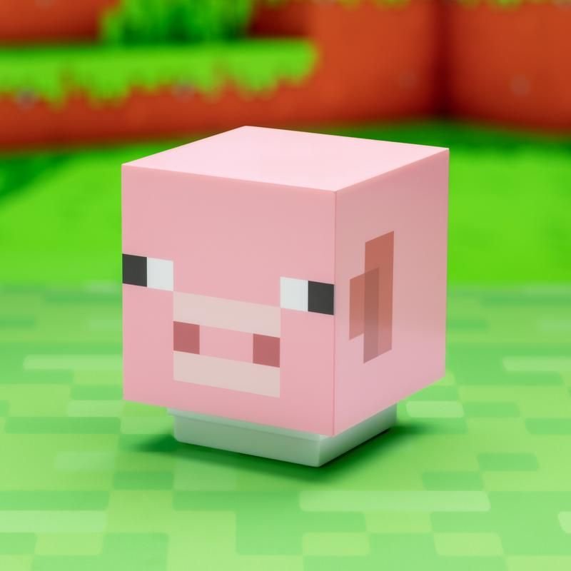 Lampara Paladone Minecraft Cerdito Musica Incorporada