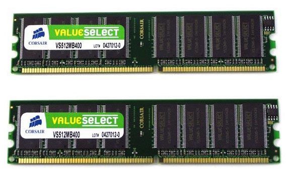 Memoria Ram Corsair Ddr3 8gb 1600mhz Value 2 X 4gb