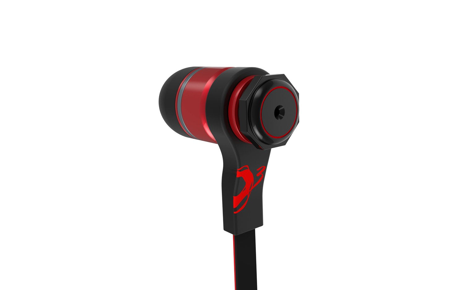 Auricular Gaming Ozone Trifx Rojo Negro Microfono Alambrico