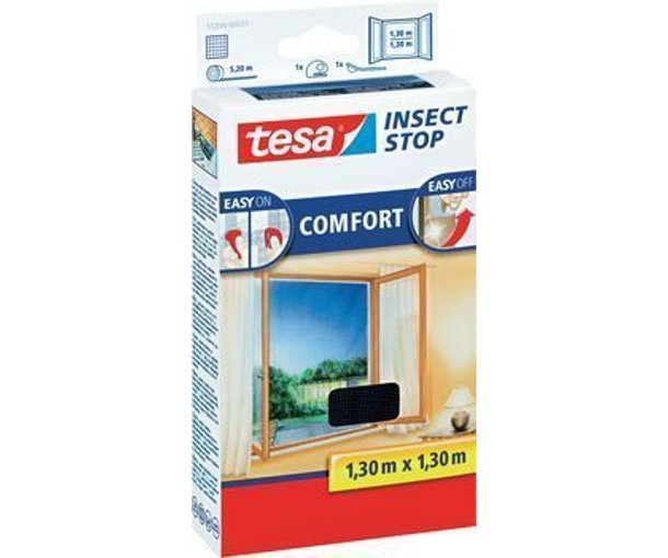 EAN 4042448857576 - TESA Insect Stop Comfort red anti mosquitos Ventana Plata imagen 1