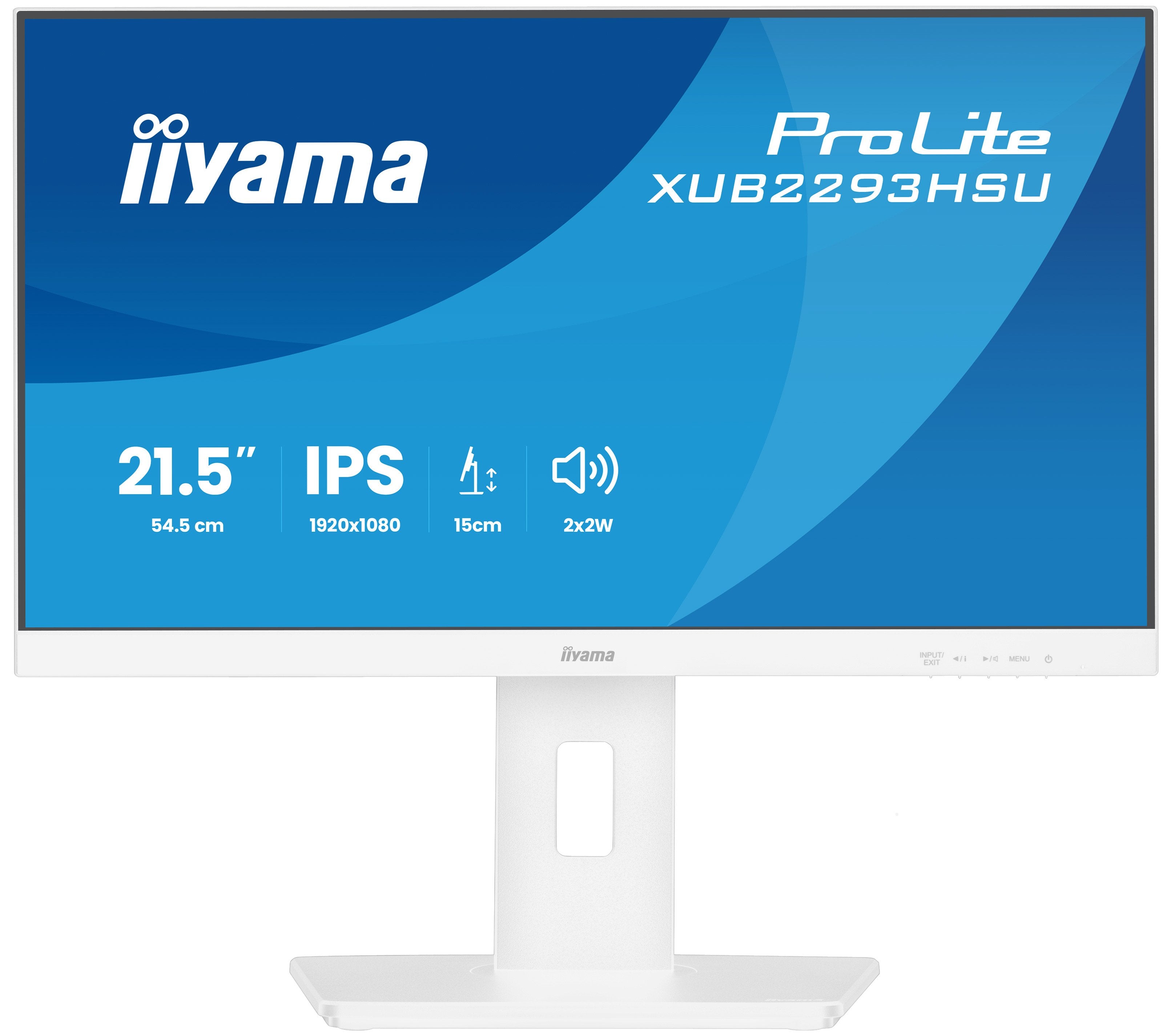 Iiyama 54.5cm (21,5") Xub2293hsu-W7 16:9 Hdmi+Dp+2xusb