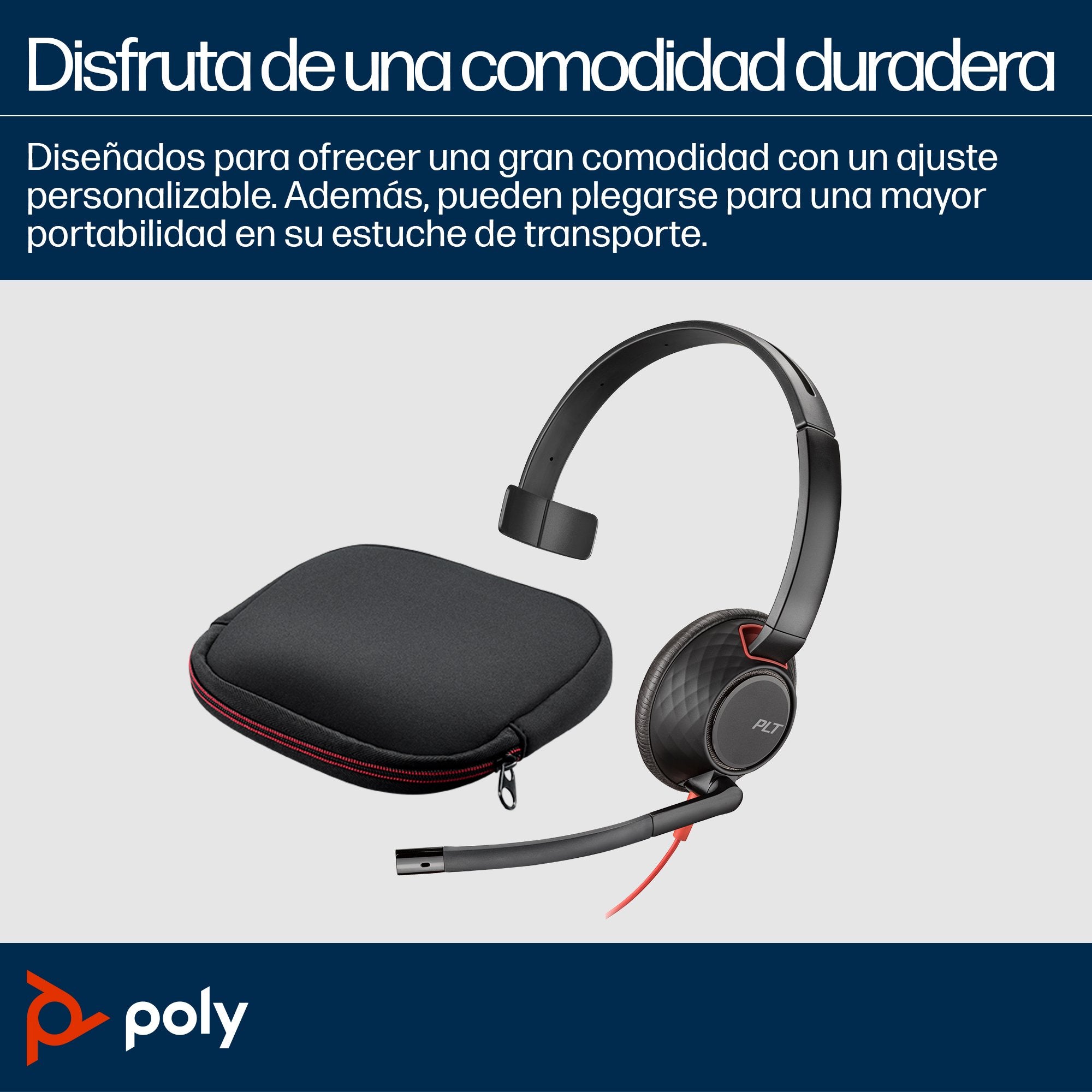 EAN 0197498429427 - HP Poly Blackwire 5210 Monaural USB-C Headset +3.5mm Plug +USB-C/A Adapter Alámbrico Diadema Oficina/Cent imagen 4