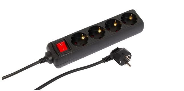 EAN 5715063307342 - Microconnect MC-GRU0043BS base múltiple 3 m 4 salidas AC Interior Negro imagen 1