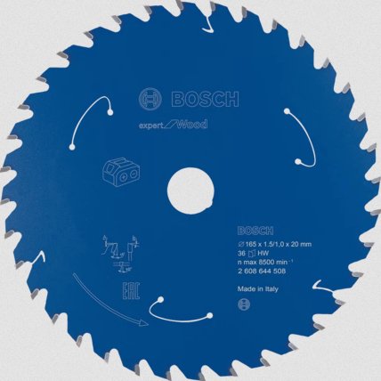 EAN 3165140957380 - Bosch 2 608 644 508 hoja de sierra circular 16,5 cm 1 pieza(s) imagen 1