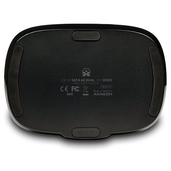 Axagon Estación De Acoplamiento Dual Adsa-St, Usb 3.0, 2x 2.5"/3.5" Ssd/Hdd, Sata 6 - Negro