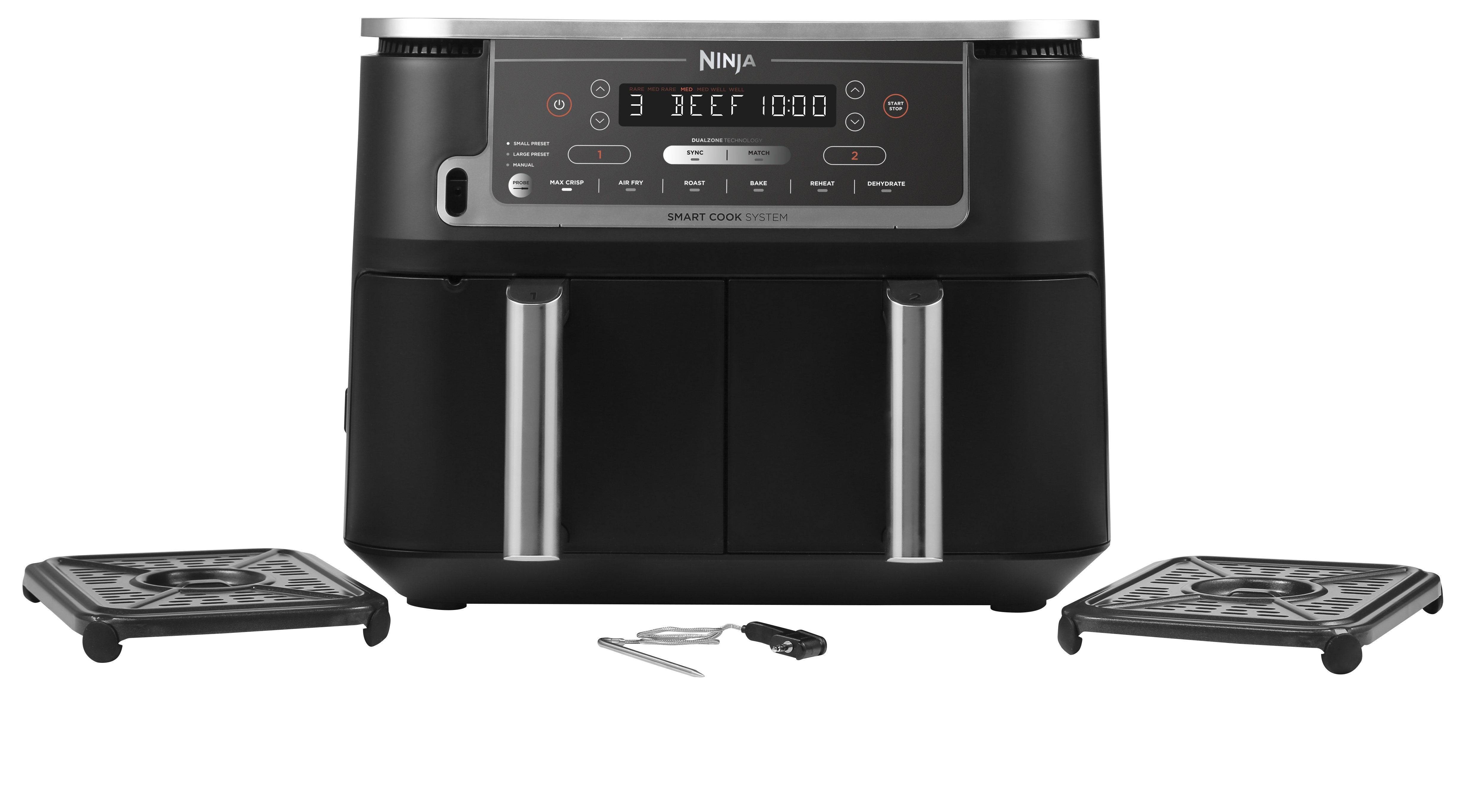 EAN 0622356258388 - Ninja AF451EU freidora Sencillo 9,5 L 2470 W Freidora de aire caliente Negro imagen 5