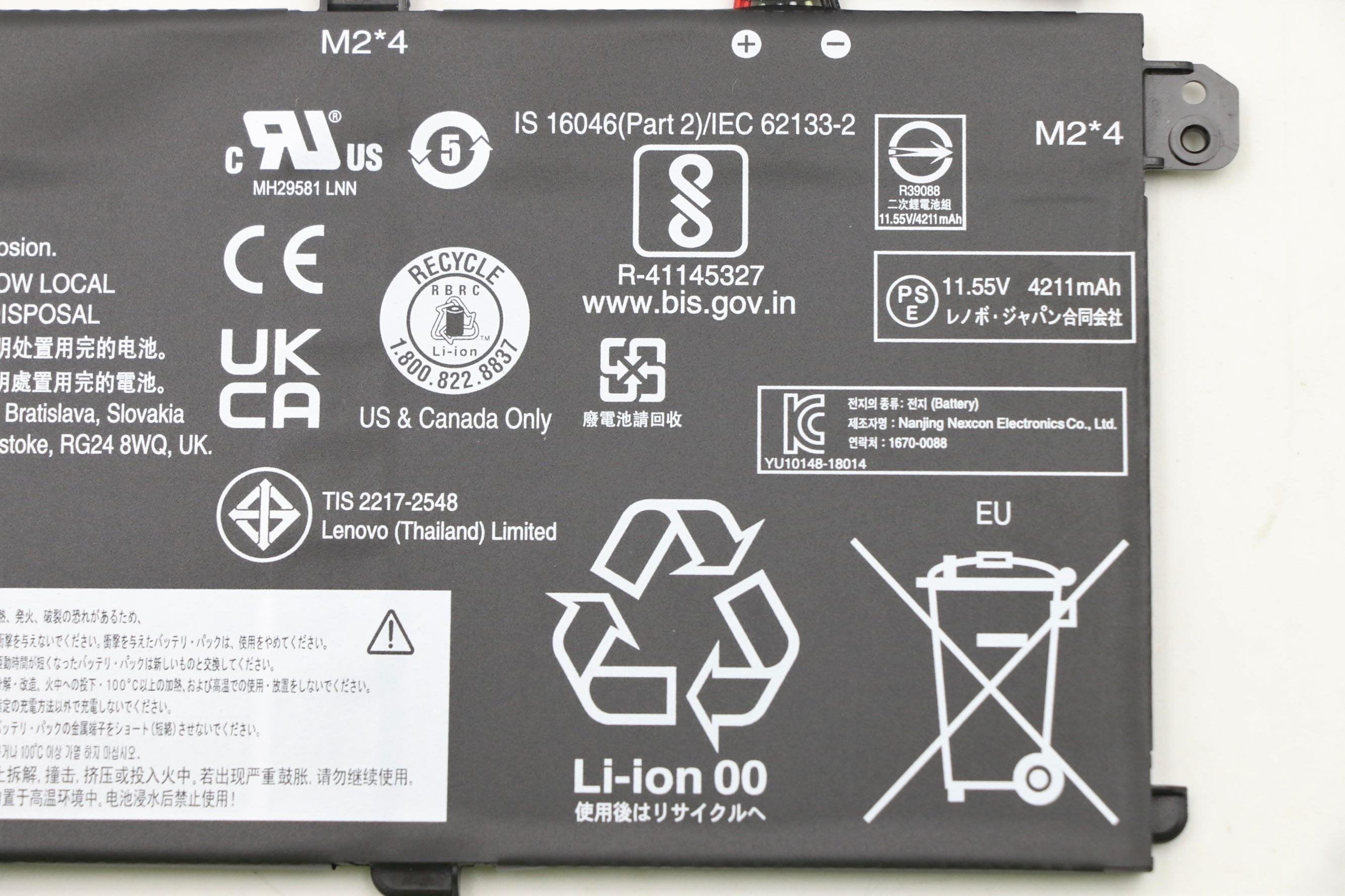 Internal, 3c, 50wh, Liion, Lgc - Warranty: 3m