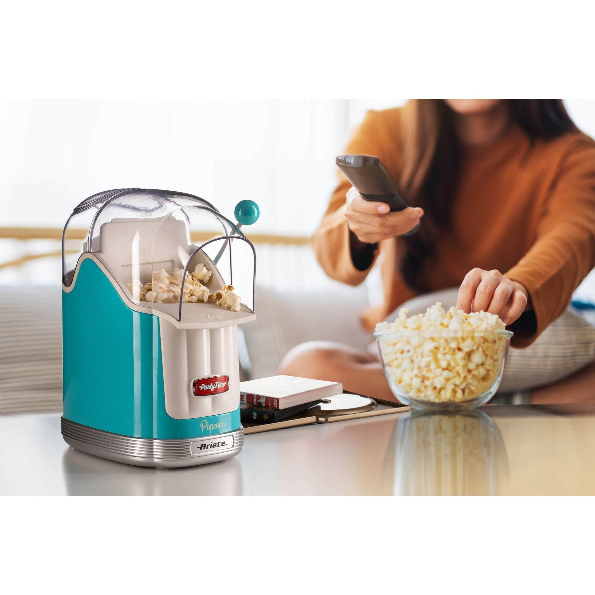 EAN 8003705120280 - Ariete 2958/01 palomitas de maiz poppers Azul, Blanco 3 min 1100 W imagen 3