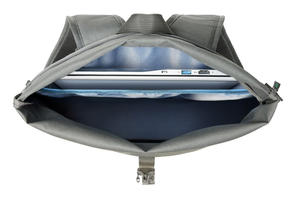 EAN 4260709015712 - Rivacase Gremio mochila City backpack Gris Poliéster, Tereftalato de polietileno reciclado (rPET) imagen 7