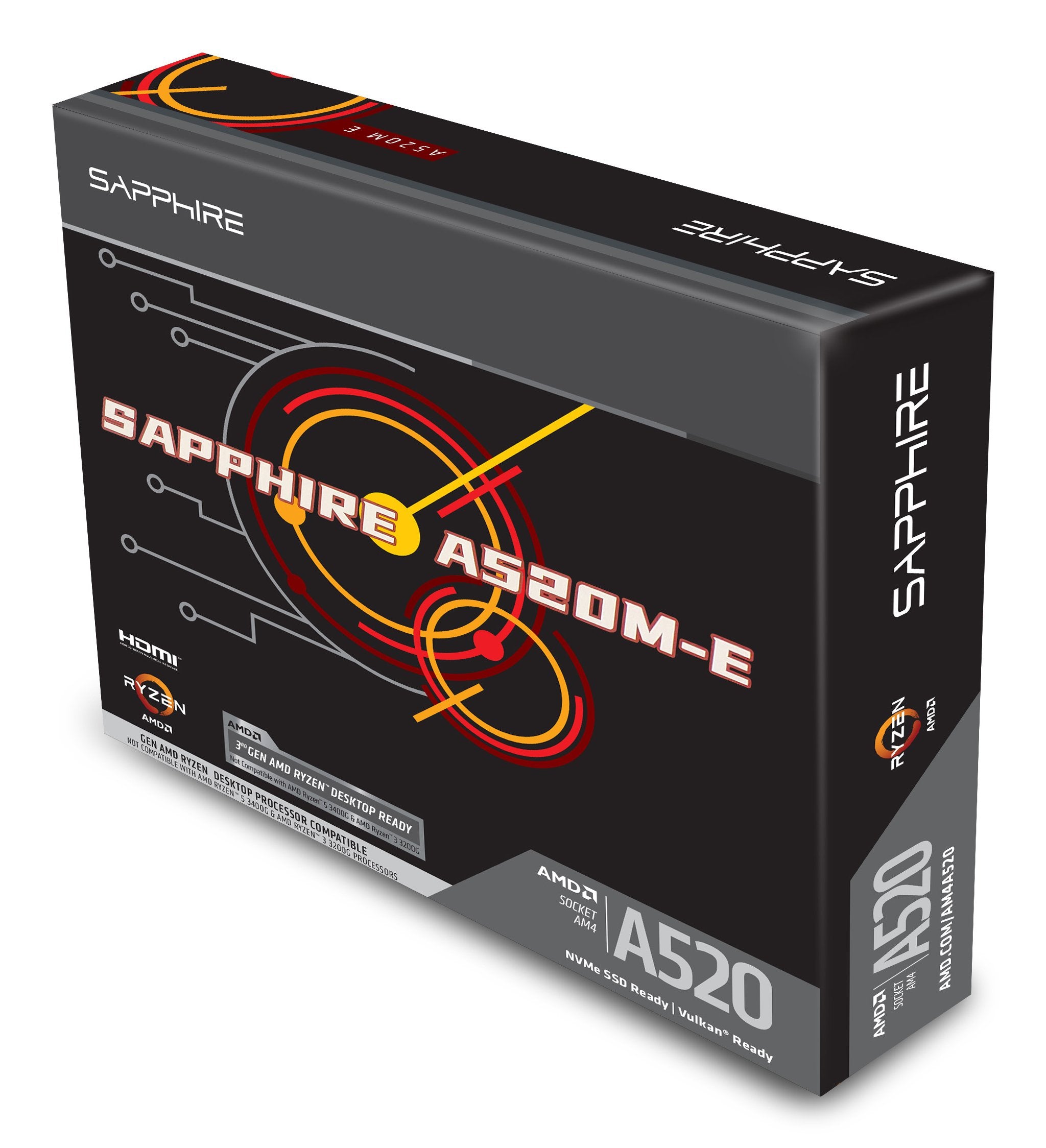 EAN 4895106296886 - Sapphire A520M-E AMD A520 Zócalo AM4 micro ATX imagen 7
