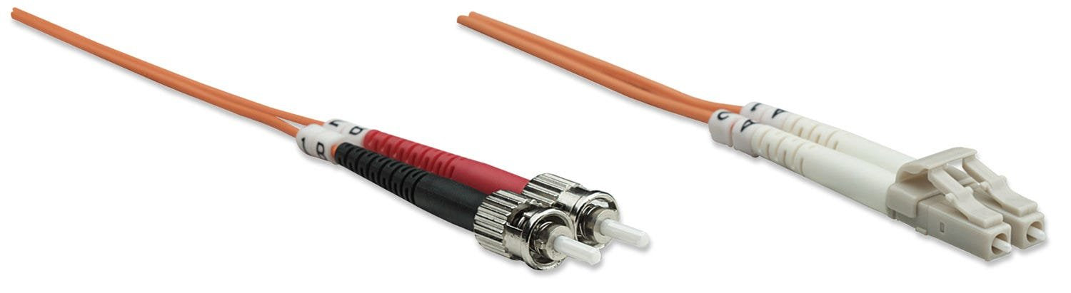 EAN 0766623471336 - Intellinet 5m LC/ST Cable de fibra óptica e InfiniBand Naranja imagen 2