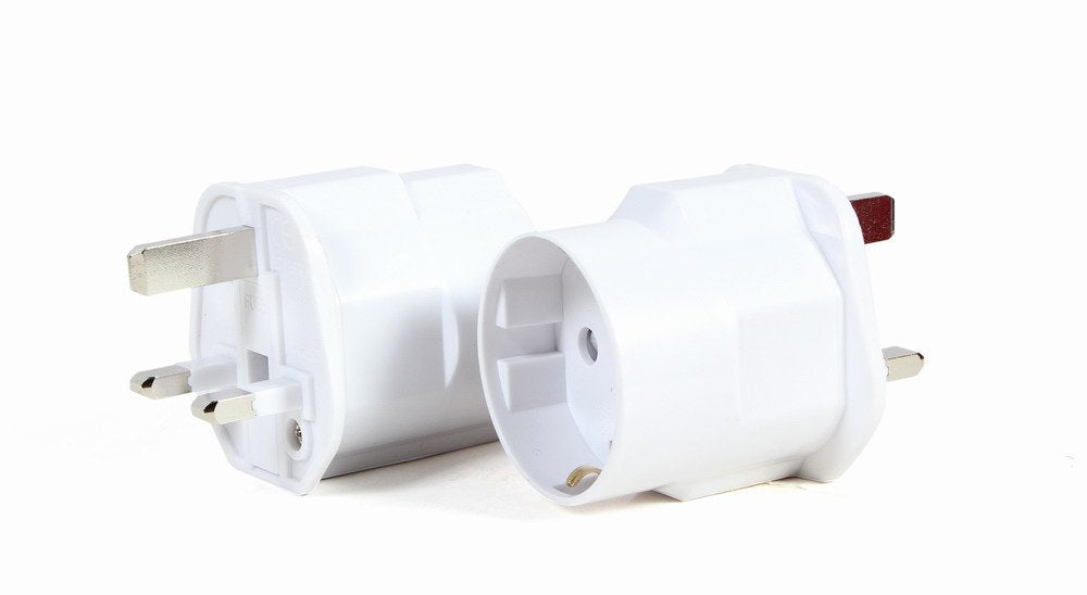 Gembird A-Ac-Eufukm-01 Adaptador De Corriente Ca, Enchufe Schuko Ue A Enchufe Reino Unido, 13 A