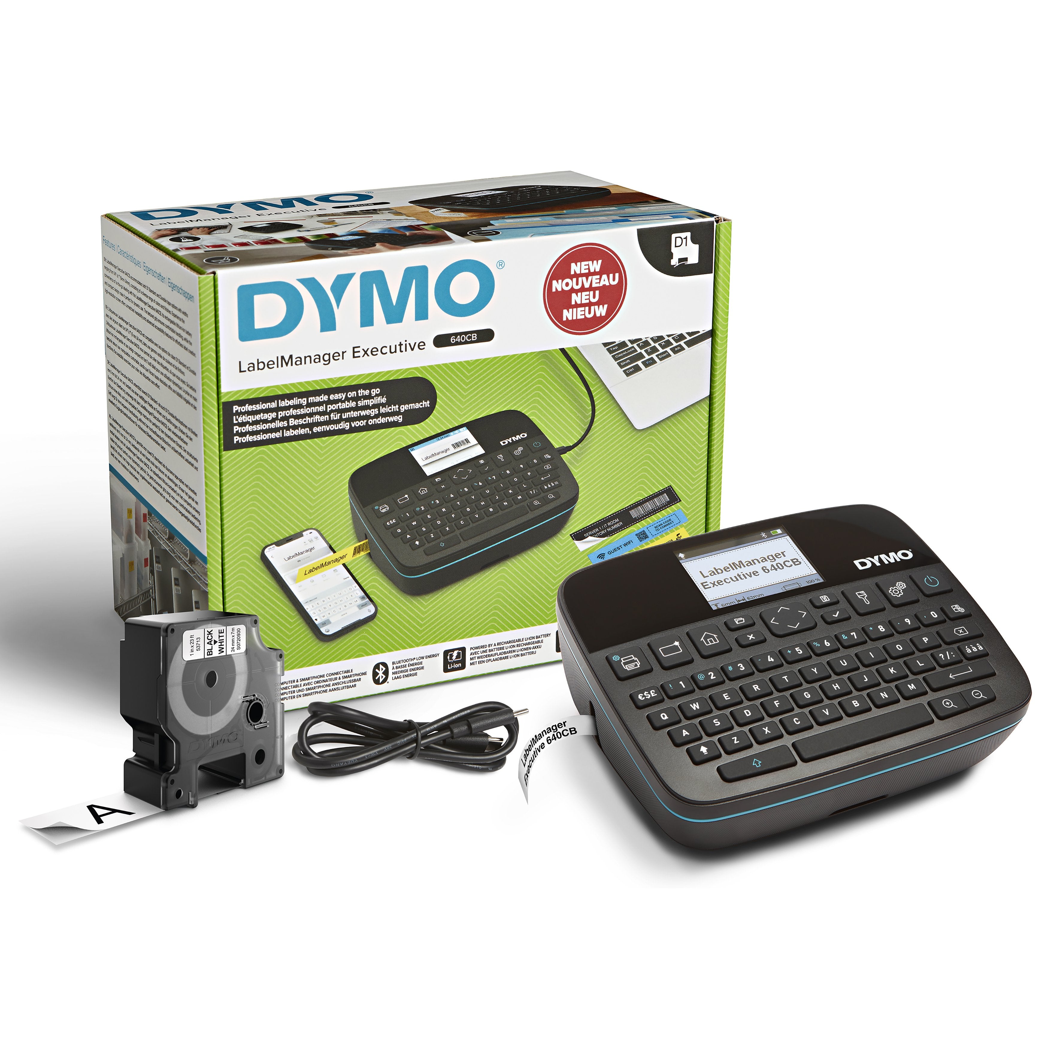 EAN 3026982021045 - DYMO LabelManager LabelWriter 640CB Portable & Rechargeable Label Maker with Dual Connectivity - 2197370 imagen 2