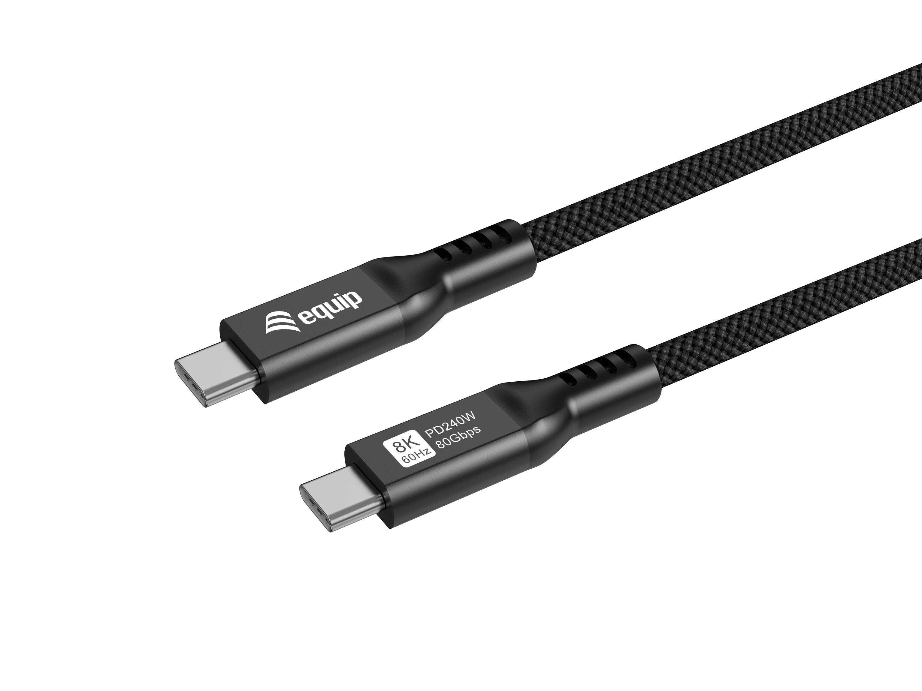 Equip Cable Usb-C4.0->C 80gbps Pd240w M M 2.00m Negro