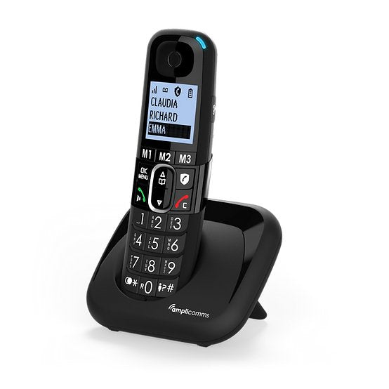 Amplicomms Bigtel 1500 Eu Teléfono Negro Con Teclas Grandes