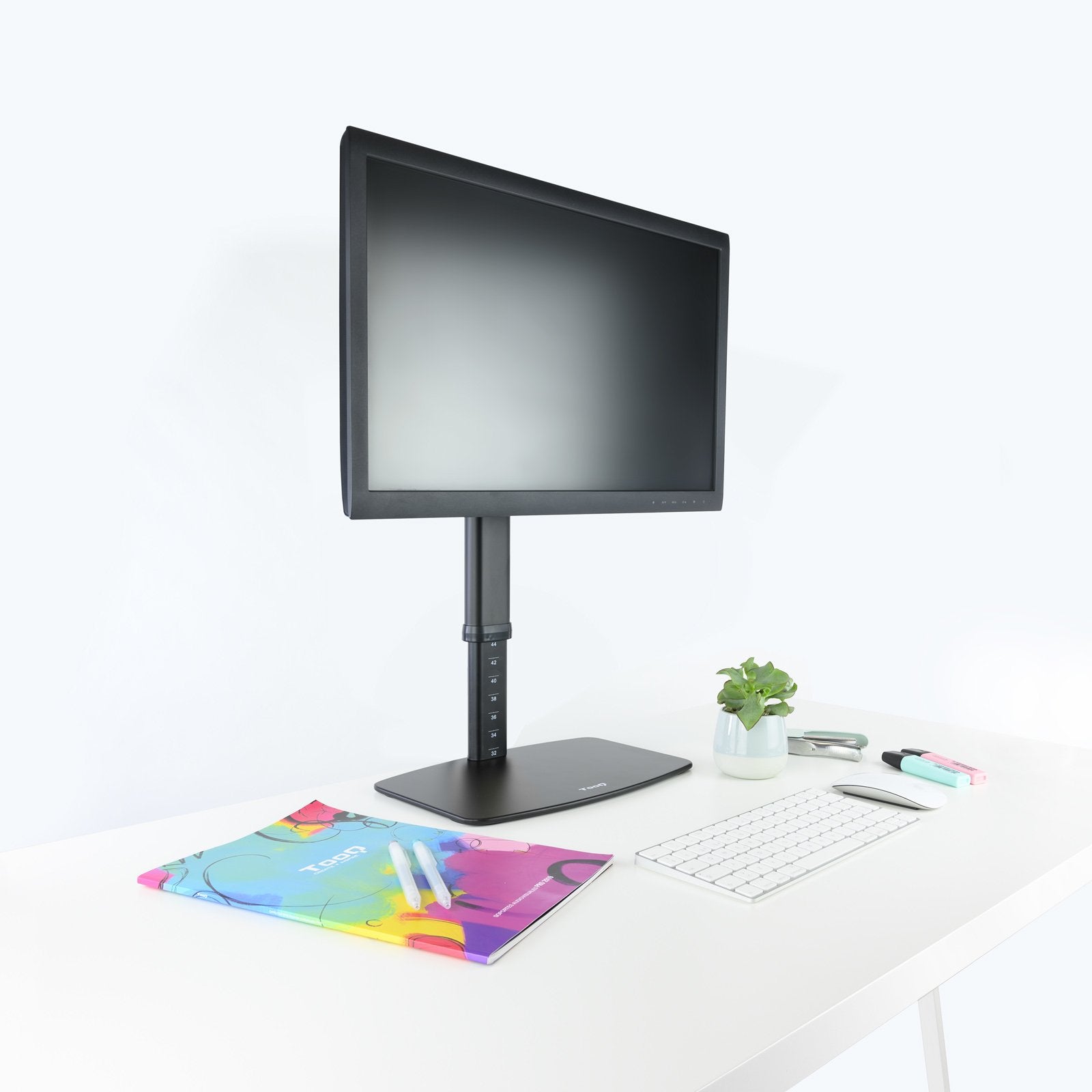 EAN 8433281009721 - TooQ DB1127TN-B soporte para monitor 68,6 cm (27") Escritorio Negro imagen 12