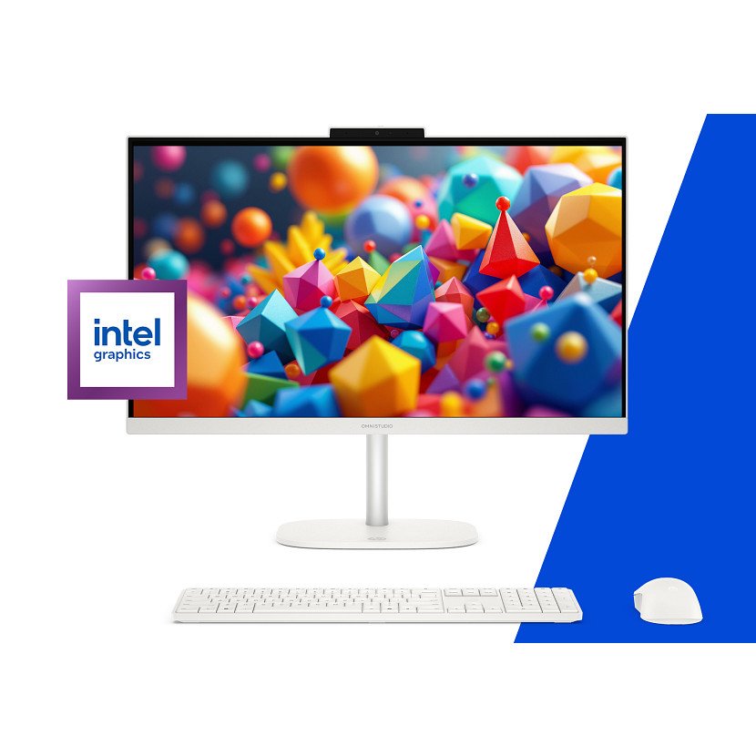 All In One Hp Omnistudio 24-Cu0008ns 23.8" Intel Core 5 120u, 16gb, 512gb Ssd, Windows 11 Home, Blanco