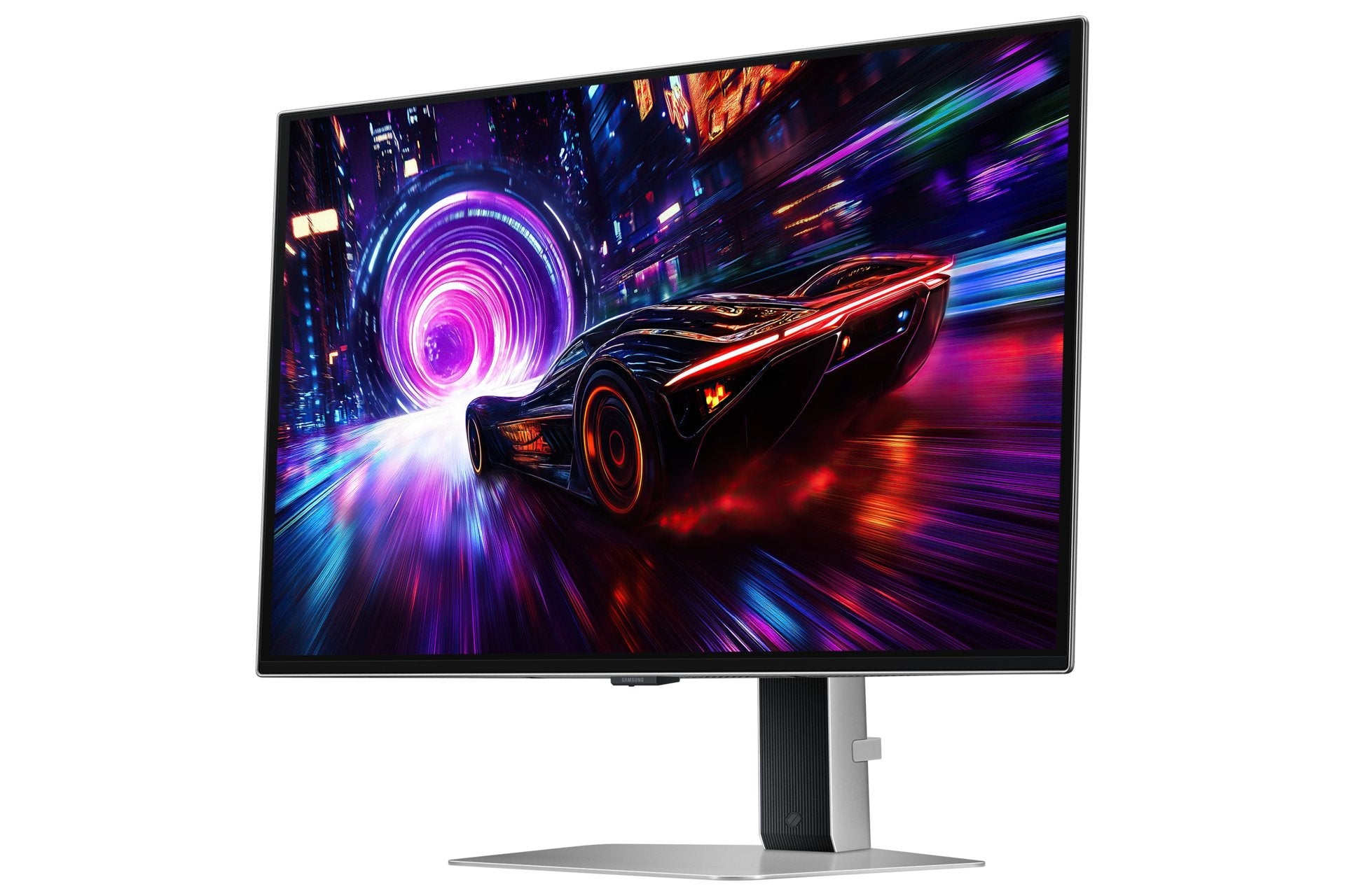 Monitor Gaming Samsung 27" Odyssey Oled G8 G81sf S27fg816su 4k 0.03ms 240hz Qd-Oled Regulable En Altura Plata