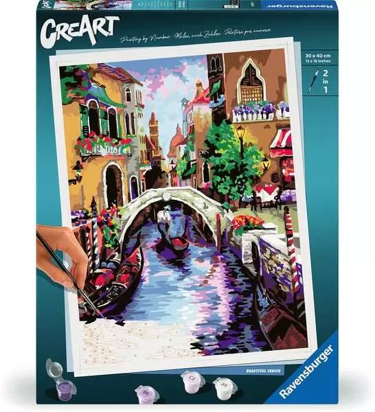Ravensburger Creart Premium - Venecia Mágica, Pintura 25964