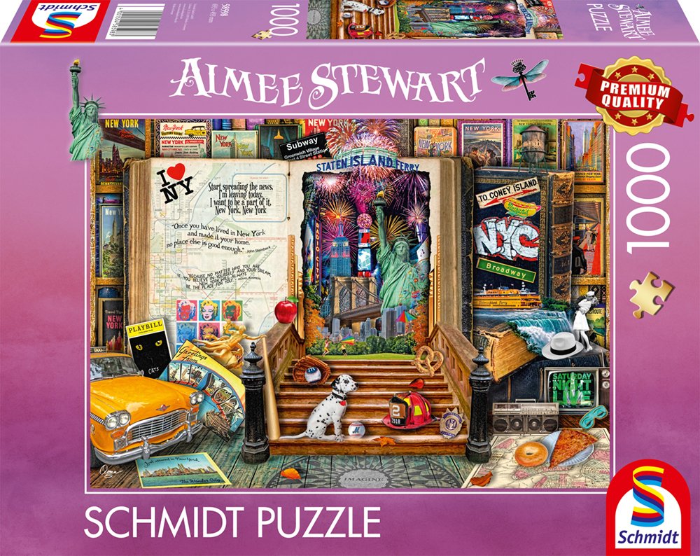 Schmidt Spiele Aimee Stewart: Erinnerungen An New York (1000 Teile) 58598
