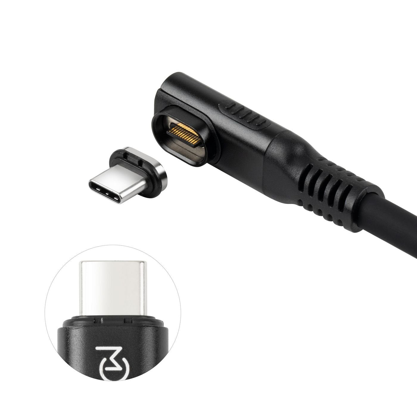 Premium Angled Usb4 Liquid Silicone Magnetic Cable,